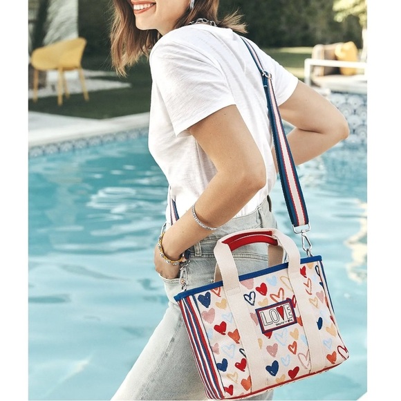 Brighton Handbags - Brighton Red White And You Mini Tote NWOT